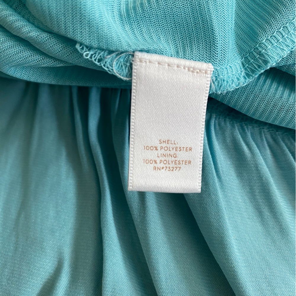 LC Lauren Conrad Asymmetrical Aqua Skirt - Picture 5 of 6